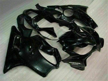 CBR 600 F4i 01-03 Motorrad Vollverkleidung - Schwarz
