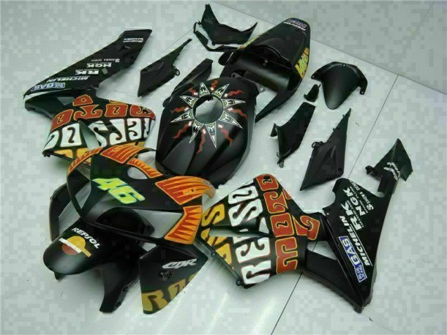 CBR 600 RR 05-06 Motor Vollverkleidung - Schwarz CBR 600 RR 05-06 Motor Vollverkleidung - Schwarz