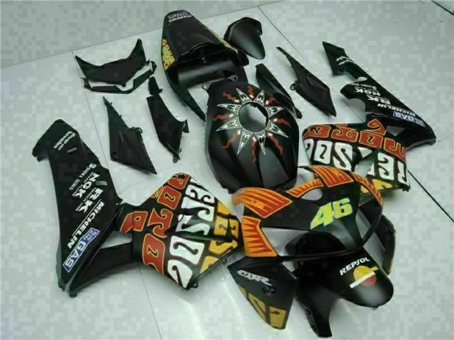 CBR 600 RR 05-06 Motor Vollverkleidung - Schwarz CBR 600 RR 05-06 Motor Vollverkleidung - Schwarz