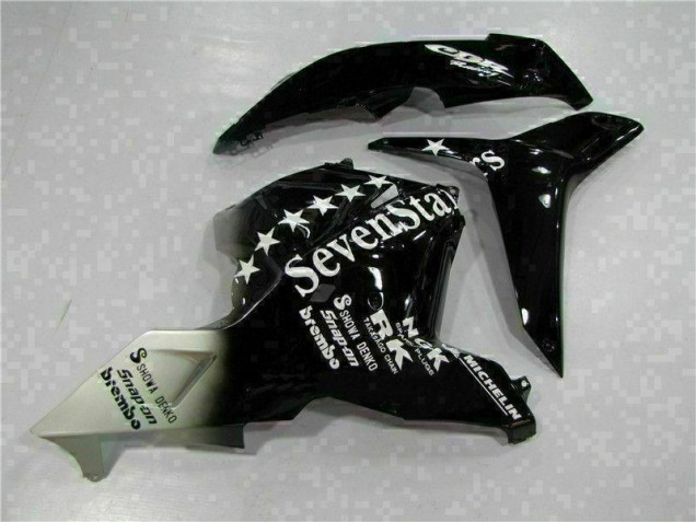 CBR 600 RR 09-12 Motorrad Verkleidungen & Plastik - Schwarz