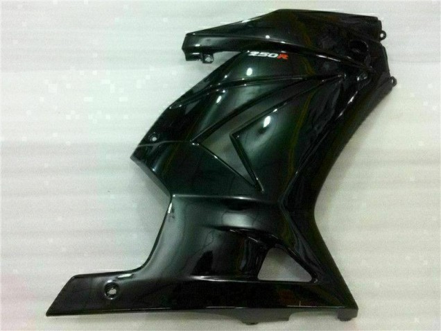 EX250 08-12 Motorrad Verkleidungen & Plastik - Schwarz EX250 08-12 Motorrad Verkleidungen & Plastik - Schwarz
