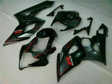 GSXR 1000 K5 05-06 Motorrad Vollverkleidung - Schwarz