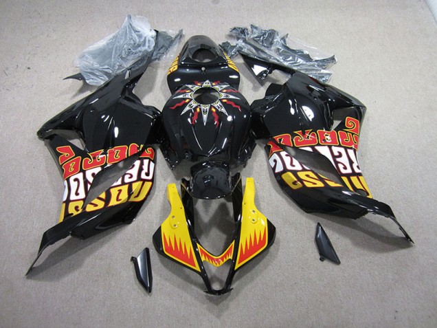 CBR 600 RR 09-12 Motorrad Verkleidungen - Schwarz Gelb CBR 600 RR 09-12 Motorrad Verkleidungen - Schwarz Gelb