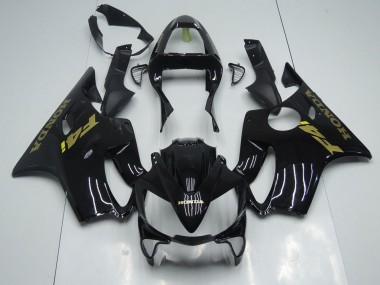 CBR 600 F4i 01-03 Motorrad Verkleidungen - Schwarz Gold