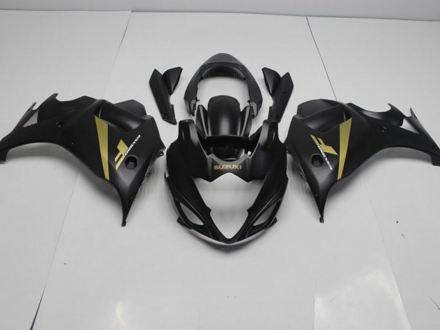 GSXF 650 08-13 Motorrad Verkleidungen - Schwarz Gold GSXF 650 08-13 Motorrad Verkleidungen - Schwarz Gold