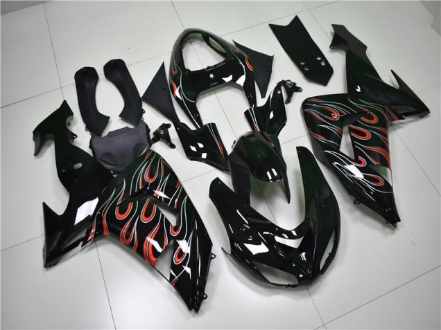 ZX10R 06-07 Motorrad Verkleidungen - Schwarz Grau Rot ZX10R 06-07 Motorrad Verkleidungen - Schwarz Grau Rot