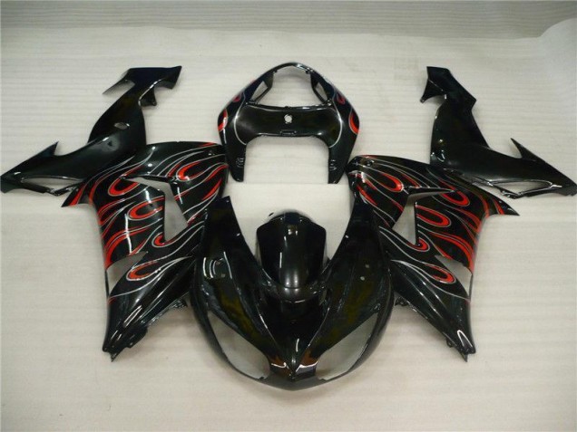 ZX10R 06-07 Motorrad Verkleidungen - Schwarz Grau Rot ZX10R 06-07 Motorrad Verkleidungen - Schwarz Grau Rot