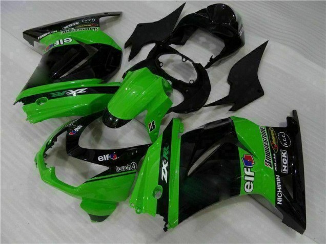 EX250 08-12 Motorrad Vollverkleidung - Schwarz Grün EX250 08-12 Motorrad Vollverkleidung - Schwarz Grün