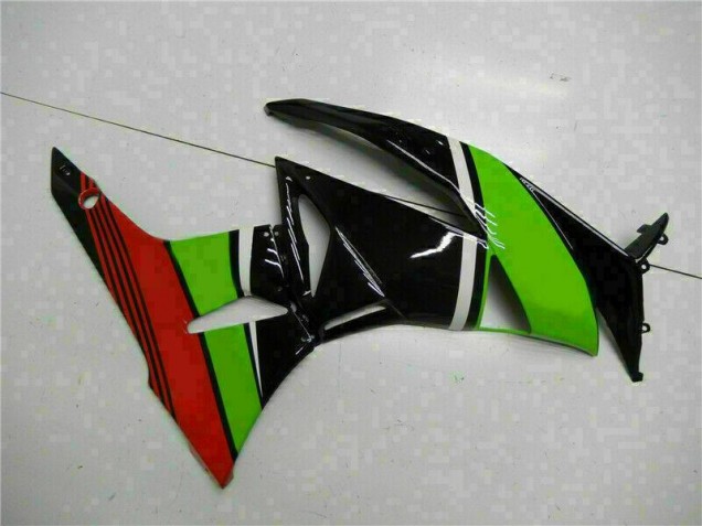 ZX6R 09-12 Motorrad Verkleidungen - Schwarz Grün Rot ZX6R 09-12 Motorrad Verkleidungen - Schwarz Grün Rot