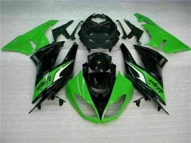 ZX6R 09-12 Motorrad Vollverkleidung - Schwarz Grün