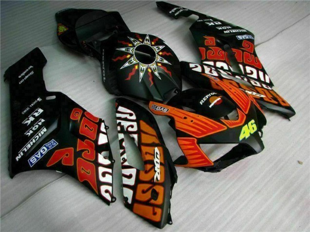 CBR 1000 RR 04-05 Motorrad Verkleidungen - Schwarz Orange CBR 1000 RR 04-05 Motorrad Verkleidungen - Schwarz Orange