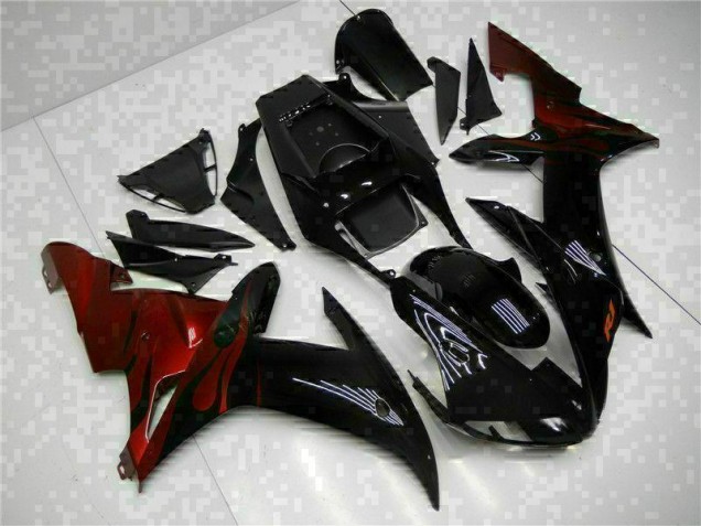R1 02-03 MotorradVerkleidungen Plastik Kits - Schwarz R1 02-03 MotorradVerkleidungen Plastik Kits - Schwarz