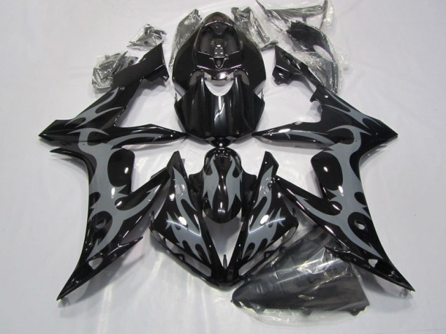 R1 04-06 Motorrad Verkleidungen Komplett Sets - Schwarz