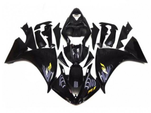 R1 09-11 Motorrad Verkleidungen - Schwarz R1 09-11 Motorrad Verkleidungen - Schwarz