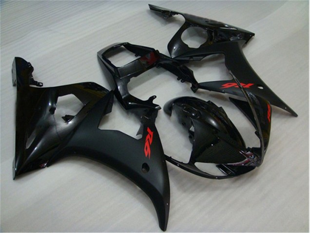 R6 03-05 Motorrad Vollverkleidung - Schwarz R6 03-05 Motorrad Vollverkleidung - Schwarz