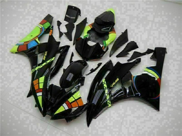 R6 06-07 Motorrad Vollverkleidung - Schwarz R6 06-07 Motorrad Vollverkleidung - Schwarz