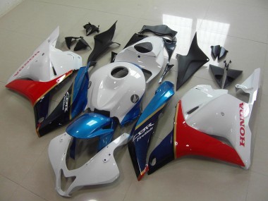 CBR 600 RR 09-12 Motorrad Verkleidungen - Schwarz Rot Blau