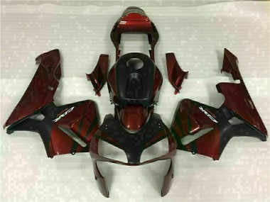 CBR 600 RR 03-04 Motorrad Verkleidung - Schwarz Rot