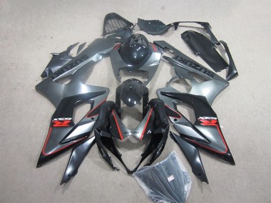 GSXR 1000 K5 05-06 Motorrad Verkleidung - Schwarz Rot