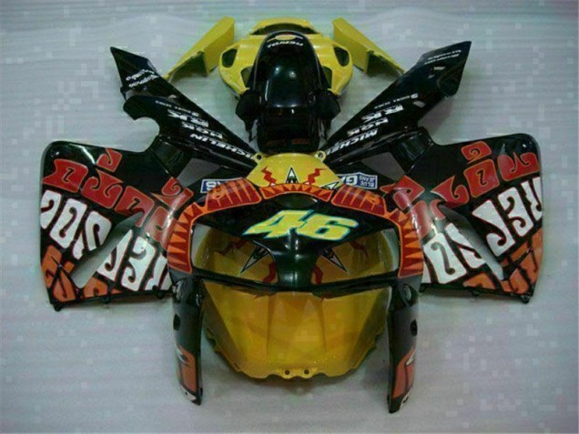 CBR 600 RR 05-06 Motorrad Verkleidungen - Schwarz Rot Gelb 46 CBR 600 RR 05-06 Motorrad Verkleidungen - Schwarz Rot Gelb 46