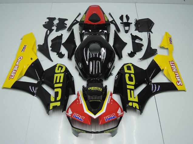 CBR 1000 RR 12-16 Motorrad Verkleidungen - Schwarz Rot HRC CBR 1000 RR 12-16 Motorrad Verkleidungen - Schwarz Rot HRC