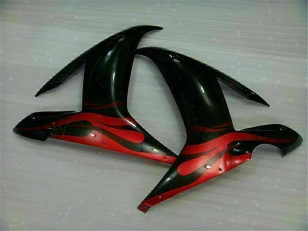 R1 02-03 Motorrad Verkleidung - Schwarz Rot R1 02-03 Motorrad Verkleidung - Schwarz Rot