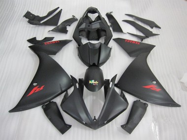 R1 09-11 Motorrad Verkleidungen - Schwarz Rot