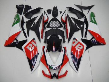 RSV4 09-15 Motorrad Verkleidung - Schwarz Rot
