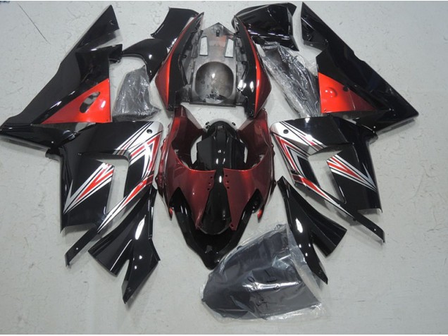 ZX10R 03-05 Motorrad Verkleidungen - Schwarz Rot ZX10R 03-05 Motorrad Verkleidungen - Schwarz Rot