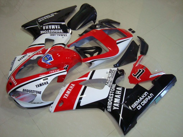 R1 98-99 Motorrad Verkleidungen - Schwarz Rote Aufkleber R1 98-99 Motorrad Verkleidungen - Schwarz Rote Aufkleber