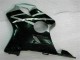 CBR 600 F4i 01-03 Motorrad Verkleidungen - Schwarz Silber CBR 600 F4i 01-03 Motorrad Verkleidungen - Schwarz Silber