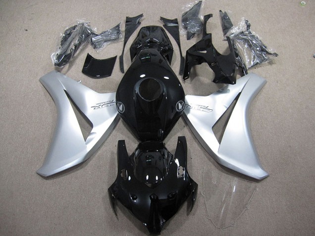 CBR 1000 RR 08-11 Motorrad Verkleidungen - Schwarz Silber Feuerklinge CBR 1000 RR 08-11 Motorrad Verkleidungen - Schwarz Silber Feuerklinge
