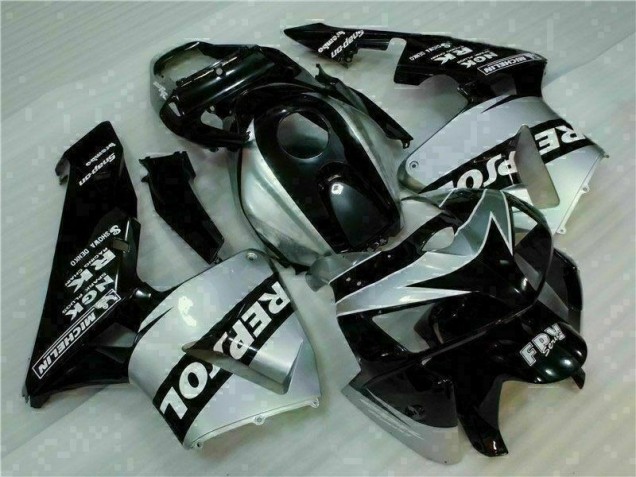 CBR 600 RR 05-06 Motorrad Verkleidungen - Schwarz Silber Repsol CBR 600 RR 05-06 Motorrad Verkleidungen - Schwarz Silber Repsol