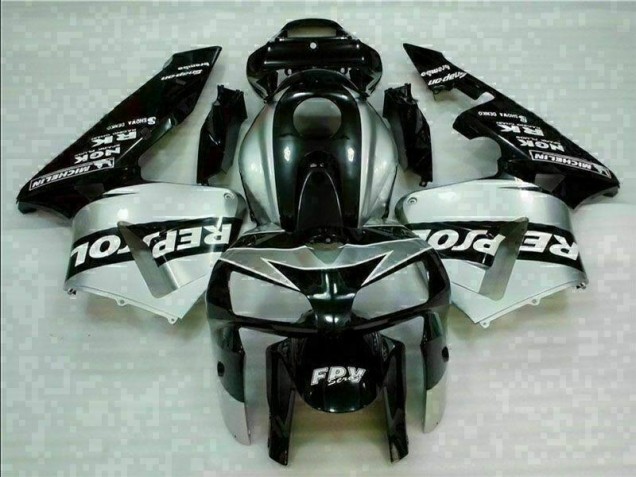 CBR 600 RR 05-06 Motorrad Verkleidungen - Schwarz Silber Repsol CBR 600 RR 05-06 Motorrad Verkleidungen - Schwarz Silber Repsol