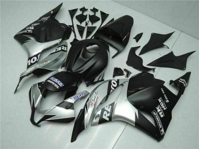 CBR 600 RR 09-12 Motorrad Verkleidungen - Schwarz Silber Repsol CBR 600 RR 09-12 Motorrad Verkleidungen - Schwarz Silber Repsol