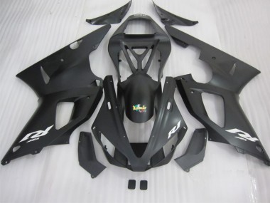 R1 00-01 Motorrad Verkleidungen - Schwarz Weiß Aufkleber