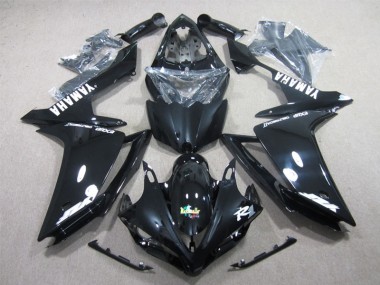 R1 07-08 Motorrad Verkleidungen - Schwarz Weiß Aufkleber