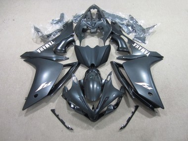 R1 07-08 Motorrad Vollverkleidung - Schwarz Weiß Aufkleber