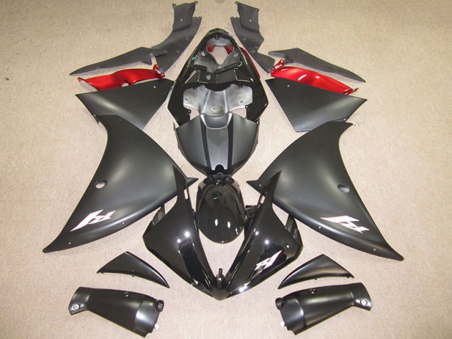 R1 12-14 Motorrad Verkleidungen - Schwarz Weiß Aufkleber R1 12-14 Motorrad Verkleidungen - Schwarz Weiß Aufkleber