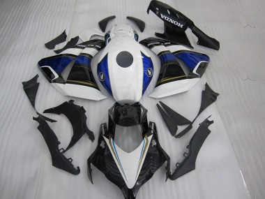CBR 1000 RR 04-05 Motorrad Verkleidungen - Schwarz Weiß Blau