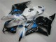 CBR 600 RR 09-12 Motorrad Verkleidungen - Schwarz Weiß Blau CBR 600 RR 09-12 Motorrad Verkleidungen - Schwarz Weiß Blau