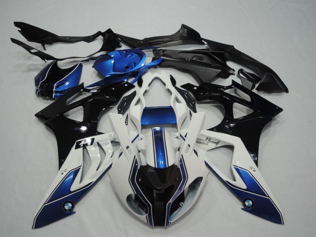 S1000RR 09-14 Motorrad Verkleidungen - Schwarz Weiß Blau S1000RR 09-14 Motorrad Verkleidungen - Schwarz Weiß Blau