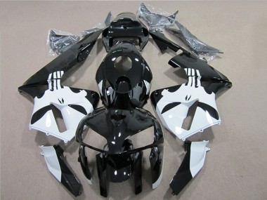 CBR 600 RR 05-06 Motorrad Verkleidung - Schwarz Weiß
