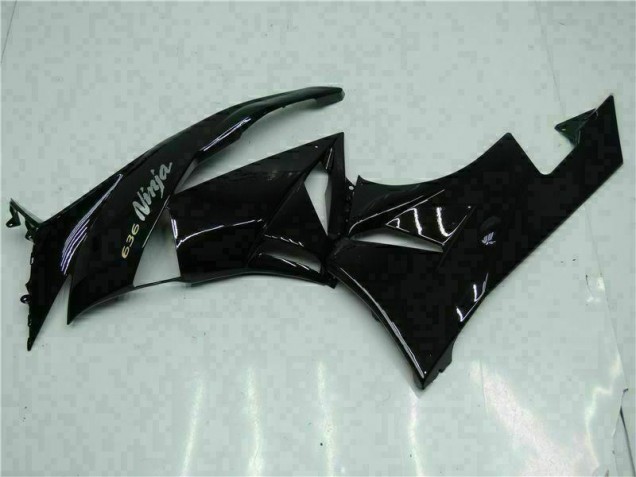 ZX6R 09-12 Motorrad Verkleidungen - Schwarz Weiß Ninja 636 ZX6R 09-12 Motorrad Verkleidungen - Schwarz Weiß Ninja 636