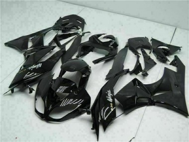 ZX6R 09-12 Motorrad Verkleidungen - Schwarz Weiß Ninja 636