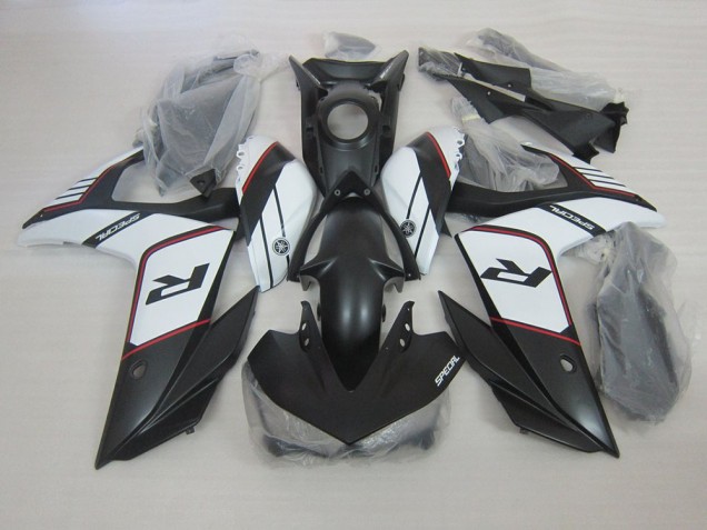R3 15-22 Motorrad Verkleidungen - Schwarz Weiß R3 15-22 Motorrad Verkleidungen - Schwarz Weiß