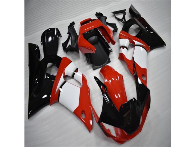 R6 98-02 Motorrad Verkleidungen - Schwarz Weiß R6 98-02 Motorrad Verkleidungen - Schwarz Weiß