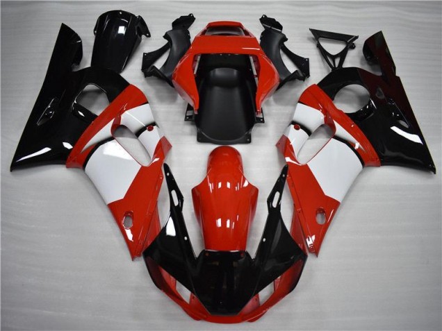 R6 98-02 Motorrad Verkleidungen - Schwarz Weiß R6 98-02 Motorrad Verkleidungen - Schwarz Weiß