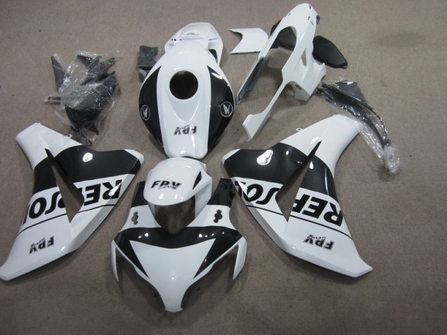 CBR 1000 RR 08-11 Motorrad Verkleidungen - Schwarz Weiß Repsol CBR 1000 RR 08-11 Motorrad Verkleidungen - Schwarz Weiß Repsol