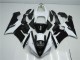 ZX6R 05-06 Motorrad Verkleidungen - Schwarz Weiß